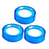 DIYEAH 3 Stück Finger Wet Sponge Transparent blau Rutschfester Fingeranfeuchter für Schnelles und...