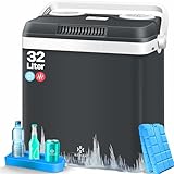 KESSER® Kühlbox Thermobox 32Liter | Thermo-Elektrische Kühlbox | KÜHLT und WÄRMT | 12 & 230V |...