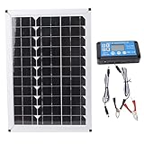 100W Solar Panel Kit, monokristalline 20A -Ladungscontroller Auto RV Solar Battery Ladegeräte für...