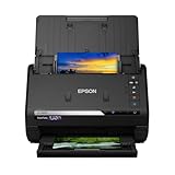 Epson FastFoto FF-680W Scanner (scannt 10 x 15 Foto in einer Sekunde, bis DIN A4, beidseitiger Scan,...