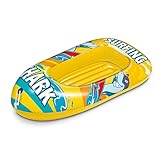Mondo Toys – Surfing Shark Boat – Schlauchboot mit aufblasbarer Basis, für Kinder, Größe 112...
