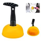 SLTAXAR Sink Plunger Kitchen Mini Pömpel Pümpel 18cm Lang Waschbecken Abfluss Toilette Dusche mit...