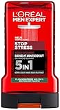 L'Oréal Men Expert Duschgel und Shampoo für Männer, Duschbad zur Reinigung von Körper, Haar und...