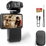 ORDRO M3 Pocket Camcorder, Vlogging Kamera mit 3.5'' Drehbarem Touchscreen & 5K/30fps Video, 3250mAh...
