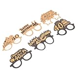 VICASKY 6 Paare Teiliges Papier-brillen für Geburtstagsparty Erwachsene Kreative...