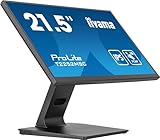 iiyama Prolite T2252MSC-B2 54,5cm 21,5' IPS LED-Monitor Full-HD 10 Punkt Multitouch kapazitiv HDMI...