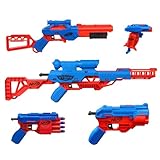 Nerf Alpha Strike Ultimate Mission Pack - red & Blue Edition - 5 Single-Action Dart-Blaster