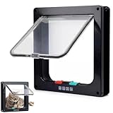 Katzentür, Katzenklappe, Haustiertür, Hundeklappe, Hundetür Fenster, Sicherheitstür für...