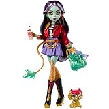 Monster High-Puppe Jinafire Long, Drachenmädchen mit Haustierhund Cloudy Yun Yun“ und 7...