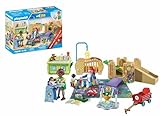 PLAYMOBIL MyLife Promo Pack 71649 Krabbelgruppe, inklusive fünf Figuren, Spielturm, Rutsche und...