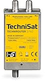 TechniSat TECHNIROUTER MINI 2/1x2 - Einkabellösung / Unicable (für Twin-Empfang, 2 Sat-Positionen...