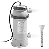 Intex - Poolheizung - Ø 25 x 45 cm - Für runde Easy Set und Kunststoff Frame Pool - Bis zu Ø 457...