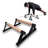 KRAKEN Parallettes, Premium Push Up Grips, Fitness Handles, Strength & Fitness Training Pushup Bars,...