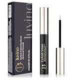 Juvino Wimpernserum – Für längere, vollere Wimpern und definierte Augenbrauen (Schwarz, 5 ml...