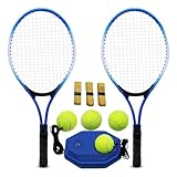 Magicorange Tennisschläger für Jugendliche 2 Spieler Freizeit-Tennisschläger Set für Anfänger...