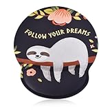 Ergonomisches Mauspad mit Handgelenkauflage - Memory-Schaum Gel Mousepad,...