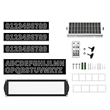 Personalisiert Solarstrom Häuser Nummernschilder Ferngesteuerte LED Leuchten Hausnummerntafeln Für...