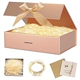 Geschenkbox mit Deckel,Geschenkbox mit Schleifen,Faltbare Geschenkbox,Geschenkkarton mit...