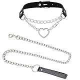 AROROMI Fetisch SM Fesseln Halsbänder Bondage Leder Halsband Erwachsene Sex Spielzeug Flirt SM...