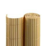 jarolift PVC Sichtschutzmatte Sichtschutzzaun, Balkon Sichtschutz Zaun für Garten Terrasse,...