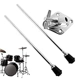 Bombofüße, Bassdrum-Ständer | 2 Pedalhalterungen | Rutschfester Ständer für Trommelfüße aus...