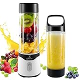 COKUNST Tragbarer Mixer für Smoothies und Shakes, 530ml Portable Blender mit 6 Klingen,...