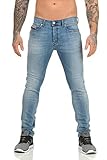 Diesel Herren Jeans Tepphar 081AL Slim Fit Stoned Blue (81) 33/34