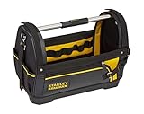 Stanley FatMax Werkzeugtrage (Werkzeugtasche 48cm x 25cm x 33cm, 600 Denier Nylon, wasserdichter...