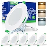 HOMEOW LED Einbaustrahler 230V 7W, LED Spots 230V Warmweiß, Neutralweiß und Kaltweiß, Deckenspots...