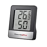 ThermoPro TP49B digitales Mini Thermo-Hygrometer Thermometer Hygrometer innen Temperatur und...