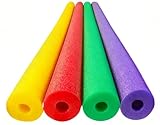 4er-Pack Schwimmnudel für Erwachsene - Lange Schaumstoff Poolnudel - Schwimmhilfe Strand &...
