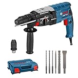 Bosch Professional Bohrhammer GBH 2-28 F (Leistung 880 Watt, Bohr-Ø Beton max: 28 mm, inkl. 6tlg....