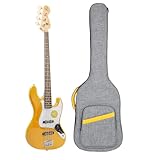 HOYIYO Tasche für Bassgitarre mit 0,9 cm Polsterung – E-Bass-Tasche, Rucksack und Gigbag mit...