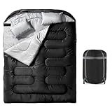 Schlafsäcke für Erwachsene, 2 Personen, wasserdichter Schlafsack für Sommer und Winter,...