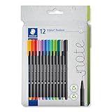 STAEDTLER triplus Fineliner 334, dreikant, superfeine, metallgefasste Spitze, ca. 0.3 mm, aus 97%...