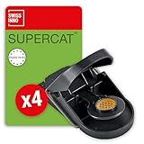 SWISSINNO Mausefalle SuperCat - Effizient + Wiederverwendbar mit Erdnussbutter-Köder - Sofortiges...