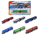 Majorette MAN City Bus oder Avenio Tram (1 Modellauto) - Spielzeugbus oder Straßenbahn aus Metall...