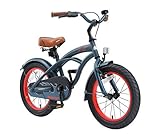 BIKESTAR Kinderfahrrad für Jungen ab 4-5 Jahre | 16 Zoll Kinderrad Cruiser | Fahrrad für Kinder...