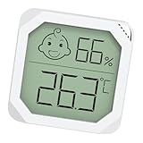THINCAN ABS Miniatur Elektronische Thermometer Hygrometer Für Innenüberwachung Präzisions Genaue...