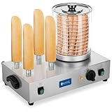 Royal Catering Hot Dog Maschine Gastro Hot-Dog Maker Professionell RCHW 2300 (Leistung 1100 Watt,...