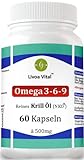 NKO Krillöl Kapseln Omega 3 Krill Hochdosiert - Hohe Bioverfügbarkeit mit Astaxanthin,...
