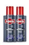 Alpecin Aktiv-Shampoo A2 - 2 x 250 ml - Shampoo gegen fettende Kopfhaut, reinigt und beugt vor