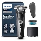Philips Shaver Series 5000 – Elektrischer Nass- und Trockenrasierer für Herren mit ausklappbarem...