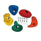Perfeclan 5-teiliges Kletterwand-Kletterset, Kinder-Klettergriffe mit Montagematerial,...