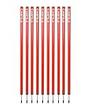 Cawila Academy Slalomstangen 10er Set, 100cm Länge, rot