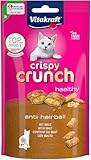 Vitakraft Crispy Crunch Classic, Katzen Leckerli, knuspriger Katzensnack gefüllt mit Malz, im...