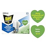 Raid Essentials Mückenstecker 45 Nächte, Elektrischer Insekten-Schutz vor Mücken & Tigermücken,...