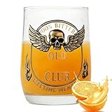 Generisch Gotisches Likörglas – dicker Vintage-Stil mit geschnitztem Muster, elegante...