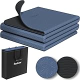 Faltbare Yogamatte für unterwegs, zweifarbige Yogamatte, 6 mm dick, mit Tragetasche, rutschfeste...