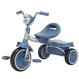 UBRAVOO Baby Dreirad, Klappbares Kleinkind-Dreirad mit Pedalen, Coole Lichter, Robuste Räder und...